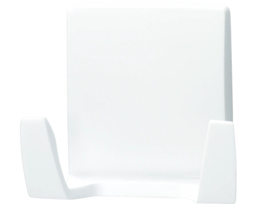 Weißer Einzelhaken zur Wandmontage