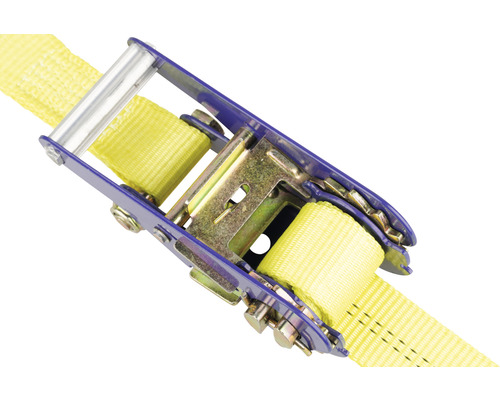 Sangle d''arrimage avec cliquet pour sécuriser le chargement