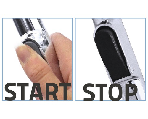 Fonction marche/arrêt d''un produit présentée.