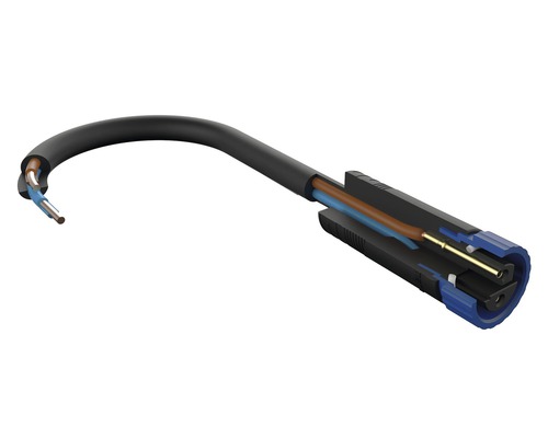 Câble électrique avec fiche en coupe