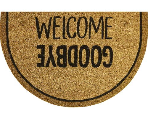 Paillasson avec inscription Welcome et Goodbye