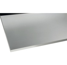 Porte battante pour paroi latérale Breuer Elana 80 cm en verre décoratif satiné, profilé couleur noire-thumb-4