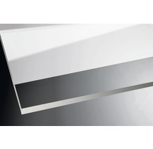 Paroi latérale pour porte de douche Breuer Elana 75 cm en verre décoratif Intima, profilé couleur noire-thumb-5