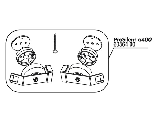Collier antibruit ProSilent a400 avec vis