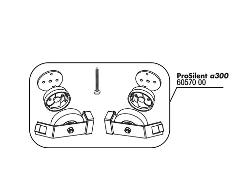 ProSilent a300 fixation de tuyau avec vis