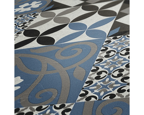 Dekortapete mit verschiedenen Mustern