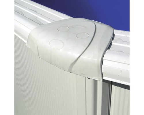Raccord d''angle de piscine en plastique