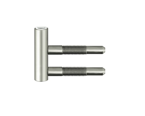 Paumelle de porte en métal avec vis pour le montage