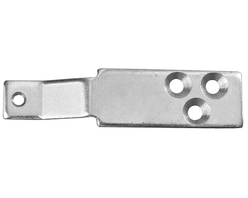 Équerre métallique avec trois trous de fixation