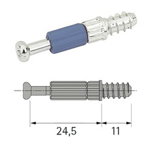 Einschraubdübel für Verbindungsbeschlag, 40 Stück-thumb-1