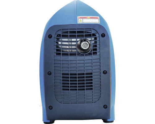 Arrière d''un générateur électrique avec grille de ventilation