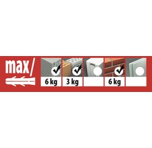 Chevilles pour isolation Husky DD-ND 8/140, 50 unités