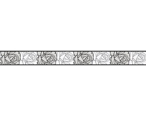 Frise autocollante 9050-24 Only Borders 9 Stick Up's rose gris 5 m x 5,3 cm