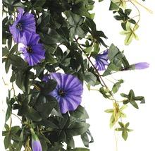 Fleur artificielle Pétunia suspendue profondeur 80 cm, violet-thumb-3