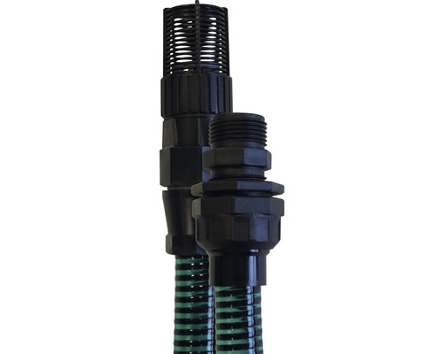 Rückschlagventil und Saugschlauch für Gartenpumpen