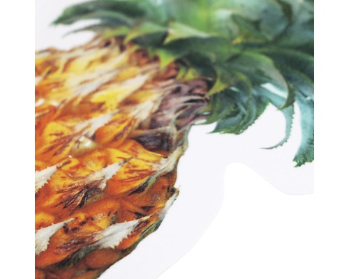 Gros plan d''un autocollant ananas