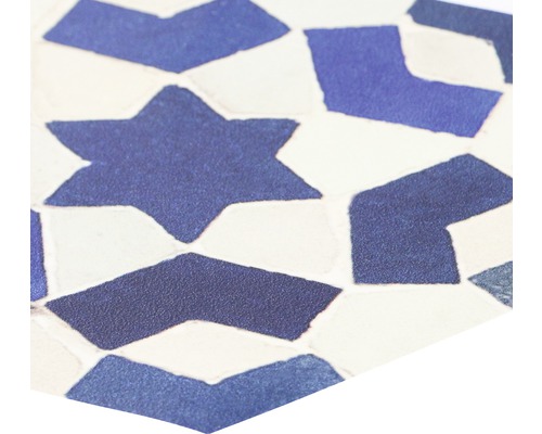 Motif avec des étoiles et des formes géométriques