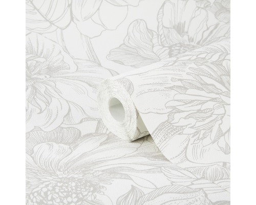 Rouleau de papier peint à motif floral