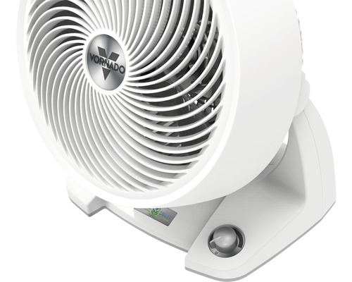 Vornado Logo auf einem Tischventilator