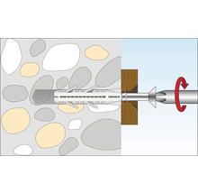 Spreizdübel Tox Barracuda 5/25 + Schraube, 12 Stück-thumb-7