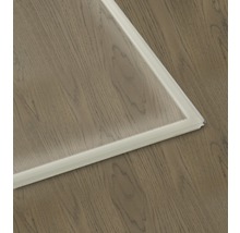 Transparente Bodenschutzmatte auf Holzboden