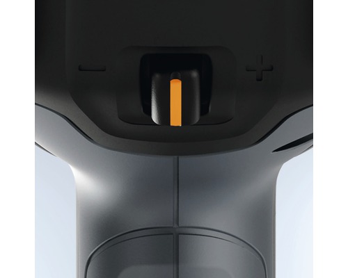 Vue détaillée du commutateur de réglage du couple sur un tournevis