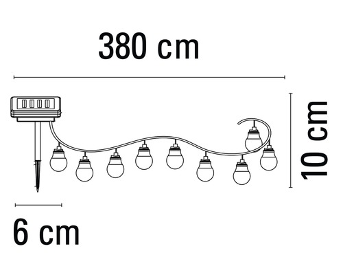 Guirlande lumineuse Lafiora 23,85 m + alimentation 10 m 160 LED couleur  d'éclairage blanc neutre avec télécommande, minuterie, variateur et  fonction mémoire - HORNBACH Luxembourg