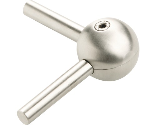 Metallischer Winkelverbinder mit kugelförmigem Gelenk