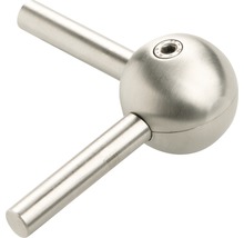 Metallverbinder mit zwei Stangen und einer Kugelform in der Mitte