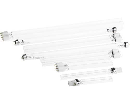 Verschiedene UV-Röhren in unterschiedlichen Größen