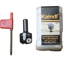 Kaindl Multicarver Fräskopf mit Wendemessern und Torx T15 Schlüssel