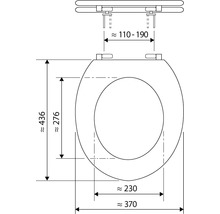 WC-Sitz Soft Touch Taunass mit Absenkautomatik-thumb-1