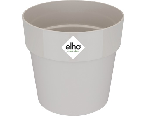 Pot de fleurs en plastique avec le logo Elho