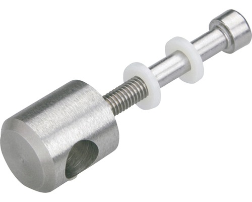 Befestigungselement aus Metall mit Gewinde und Unterlegscheiben