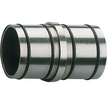 Rohrverbinder aus Metall mit Dichtungsringen für Sanitärinstallationen