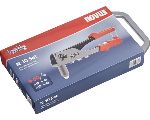 Novus Jeu de pinces à riveter N-10 dans sa valise