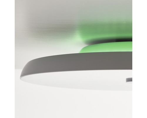 AEG LED Deckenleuchte IP20 1x72W 6800 L 3000-6000 K HxØ 78x600 mm Adora weiß  mit Lautsprecher RGB Backlight Nachtlichtfunktion Fernbedienung - HORNBACH  Luxemburg