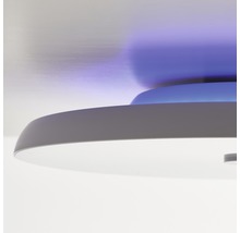 Plafonnier LED 24W 750 lm RVB Ø 350 mm SpacyColor noir avec télécommande +  effet arc-en-ciel + Tunable White + fonction veilleuse - HORNBACH Luxembourg
