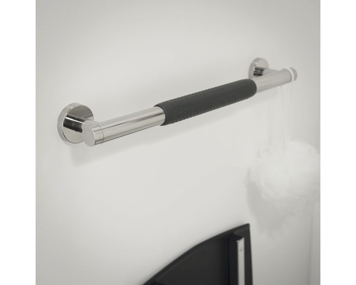 Barre d''appui avec poignée antidérapante pour le soutien dans la salle de bain