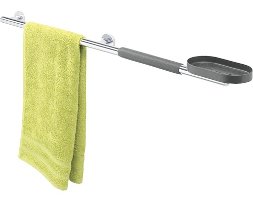 Porte-serviettes avec étagère et serviette