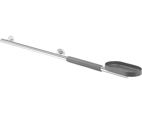 Poignée de douche avec porte-savon pour montage mural