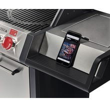 Smartphone sur un barbecue à gaz Enders.