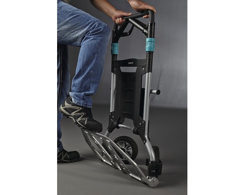 Wolfcraft Sackkarre mit Person zur Veranschaulichung der Nutzung