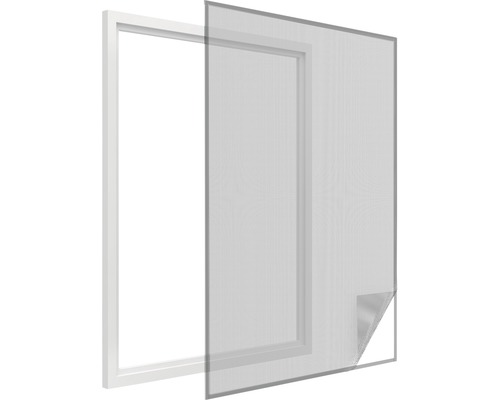 Fliegengitter home protect für Fenster mit Sonnenschutz ohne Bohren 130x150 cm