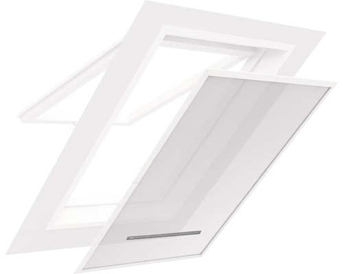 Moustiquaire home protect fenêtre de toit à cadre blanc 140x170 cm