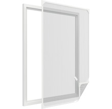 Moustiquaire home protect fenêtre à cadre magnétique sans perçage blanc 100x120 cm-thumb-0