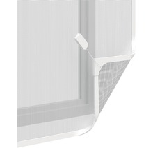 Moustiquaire home protect fenêtre à cadre magnétique sans perçage blanc 100x120 cm-thumb-4