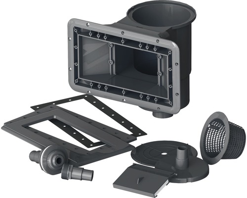 Kit d''écumoire de piscine avec différents composants