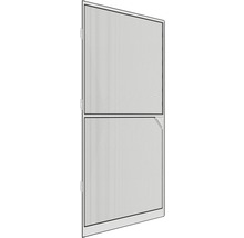 Moustiquaire home protect porte à cadre aluminium avec connecteur métallique blanc 100x210 cm-thumb-3
