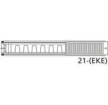 Ventilheizkörper Rotheigner 8-fach Typ EKE 500x400 mm RAL geprüft-thumb-2